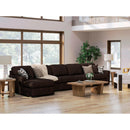  Manufacturer Color_Chocolate -- Signature Design by Ashley Midnight-Madness 98104S10 3 pc Sectional with Chaise IMAGE 1