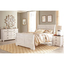  Size_Queen -- Signature Design by Ashley Willowton Sleigh Bed IMAGE 4