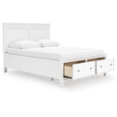  Size_Queen -- Signature Design by Ashley Fortman Panel Bed with Storage IMAGE 2