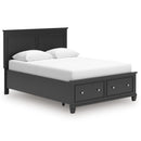  Size_Queen -- Signature Design by Ashley Lanolee Panel Bed with Storage IMAGE 1