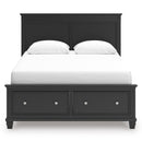  Size_Queen -- Signature Design by Ashley Lanolee Panel Bed with Storage IMAGE 3