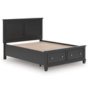  Size_Queen  --  Lanolee Panel Bed with Storage IMAGE 6