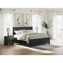  Size_King  --  Lanolee B687B19 King Panel Storage Bed IMAGE 10