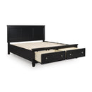  Size_King  --  Lanolee B687B19 King Panel Storage Bed IMAGE 7