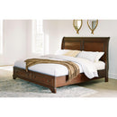  Size_Queen -- Signature Design by Ashley Trellington Sleigh Bed with Storage IMAGE 5