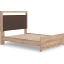  Size_Queen -- Signature Design by Ashley Kinlanni Upholstered Platform Bed IMAGE 2