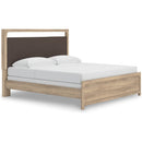  Size_King -- Signature Design by Ashley Kinlanni Upholstered Panel Bed IMAGE 1