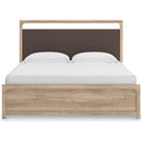  Size_King -- Signature Design by Ashley Kinlanni Upholstered Panel Bed IMAGE 3