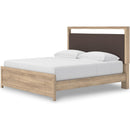  Size_King -- Signature Design by Ashley Kinlanni PCB1360B16 King Upholstered Platform Bed IMAGE 4