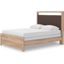  Size_Queen -- Signature Design by Ashley Kinlanni PCB1360B4 Queen Upholstered Panel Bed IMAGE 4