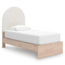  Size_Twin  -- Signature Design by Ashley Arloster Upholstered Panel Bed IMAGE 1