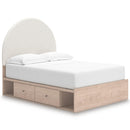  Size_Full  -- Arloster PCB1566B5 Full Upholstered Panel Bed with Storage IMAGE 1