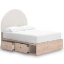  Size_Full  -- Arloster PCB1566B5 Full Upholstered Panel Bed with Storage IMAGE 2
