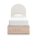  Size_Twin  -- Signature Design by Ashley Arloster Upholstered Panel Bed with Storage IMAGE 3