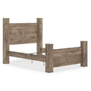  Size_Queen -- Signature Design by Ashley Rusticott Poster Bed IMAGE 5
