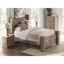  Size_Queen -- Signature Design by Ashley Rusticott Poster Bed IMAGE 9
