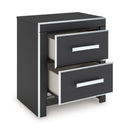  Signature Design by Ashley Zuraleus PCB3380-92 Two Drawer Night Stand IMAGE 2