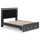  Size_Queen  -- Zuraleus PCB3380B4 Queen Upholstered Panel Storage Bed IMAGE 6