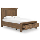  Size_Queen -- Signature Design by Ashley Feddinger Panel Bed with Storage IMAGE 2