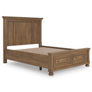  Size_Queen -- Signature Design by Ashley Feddinger Panel Bed with Storage IMAGE 6