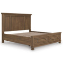  Size_King -- Feddinger PCB779B12 King Panel Storage Bed IMAGE 6