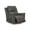  Manufacturer Color_Anchor  -- Signature Design by Ashley Bleckley Power Leather Match Recliner IMAGE 2