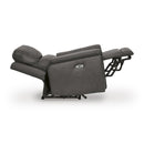  Manufacturer Color_Anchor  -- Signature Design by Ashley Bleckley Power Leather Match Recliner IMAGE 4
