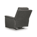  Manufacturer Color_Anchor  -- Signature Design by Ashley Bleckley Power Leather Match Recliner IMAGE 5