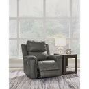  Manufacturer Color_Anchor  -- Signature Design by Ashley Bleckley Power Leather Match Recliner IMAGE 7