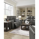  Manufacturer Color_Anchor  -- Signature Design by Ashley Bleckley Power Reclining Leather Match Sofa IMAGE 10