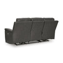  Manufacturer Color_Anchor  -- Signature Design by Ashley Bleckley Power Reclining Leather Match Sofa IMAGE 4