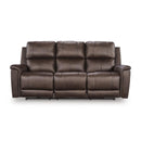  Manufacturer Color_Espresso  -- Bleckley PCU1200115 Power Reclining Sofa with Adjustable Headrest IMAGE 3