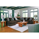  Manufacturer Color_Chocolate -- Signature Design by Ashley Midnight-Madness 98104S23 6 pc Sectional with Chaise IMAGE 4