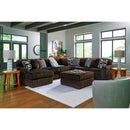  Manufacturer Color_Chocolate -- Signature Design by Ashley Midnight-Madness 98104S23 6 pc Sectional with Chaise IMAGE 6