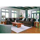  Manufacturer Color_Chocolate -- Signature Design by Ashley Midnight-Madness 98104S24 6 pc Sectional with Chaise IMAGE 4