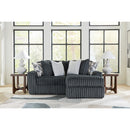  Manufacturer Color_Gunmetal -- Signature Design by Ashley Midnight-Madness 98105S16 2 pc Sectional with Chaise IMAGE 1