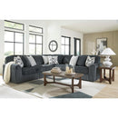  Manufacturer Color_Gunmetal -- Signature Design by Ashley Midnight-Madness 98105S27 5 pc Sectional IMAGE 2