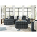  Manufacturer Color_Gunmetal -- Signature Design by Ashley Midnight-Madness 98105S4 2 pc Sectional Sofa Chaise IMAGE 5