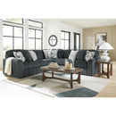  Manufacturer Color_Gunmetal -- Signature Design by Ashley Midnight-Madness 98105S5 3 pc Sectional IMAGE 1
