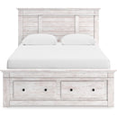  Size_Queen -- Signature Design by Ashley Makidern Panel Bed with Storage IMAGE 2