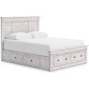  Size_King -- Signature Design by Ashley Makidern Panel Bed with Storage IMAGE 1