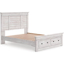  Size_Full -- Makidern PCB1171B23 Full Panel Storage Bed IMAGE 1