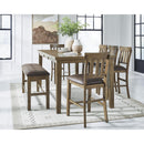  Signature Design by Ashley Urbinforte PCD592-32 Dining Room Counter Butterfly Extension Table IMAGE 7