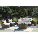  Signature Design by Ashley Double Point PCP503-070 Love/Swivel Chairs Set IMAGE 7