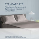  Tempur-Pedic TEMPUR breeze cooling Sheet Set Graphite (Split King) IMAGE 11