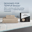 Tempur-Pedic TEMPUR breeze cooling Sheet Set Sandstone (King) IMAGE 8