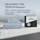  Tempur-Pedic TEMPUR breeze cooling Sheet Set Sleepy Blue (Split California King) IMAGE 8