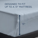  Tempur-Pedic TEMPUR breeze cooling Sheet Set Sleepy Blue (California King ) IMAGE 4