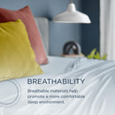  Tempur-Pedic TEMPUR breeze cooling Sheet Set Sleepy Blue (King) IMAGE 6