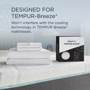  Tempur-Pedic TEMPUR breeze cooling Sheet Set White (Twin XL) IMAGE 8